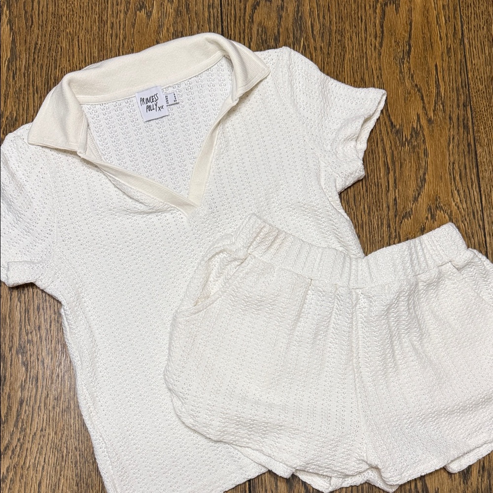 Princess Polly Cream knit Set
